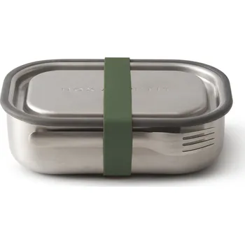 Úložný box Black+Blum, Krabička na svačinu Box Appetit 3 v 1 olivová - Formadore