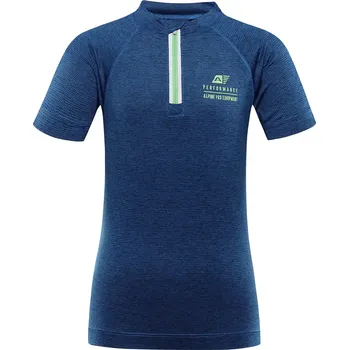 Dámské oblečení Dětské rychleschnoucí cyklo tričko ALPINE PRO LATTERO velikost 116-122 imperial blue
