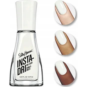 Přípravek na nehty Sally Hansen Insta Dri Lakier White on Time 113 – Rychleschnoucí lak na nehty, odstín bílá