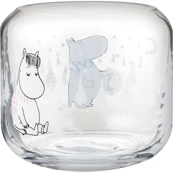 Svícen Muurla, Stojan na čajovou svíčku Muurla Mumínci Snowfall 8 cm - Formadore