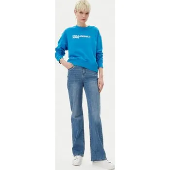Dámská mikina Karl Lagerfeld Jeans Mikina A1W20005 Modrá Regular Fit L