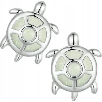Náušnice Stříbrné Náušnice pro dívky Náušnice s želvou Stříbro Náušnice 925 Trusky