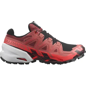 Pánská treková obuv Salomon SPIKECROSS 6 GTX - unisex - černá/červená/bílá Velikost: 45 1/3