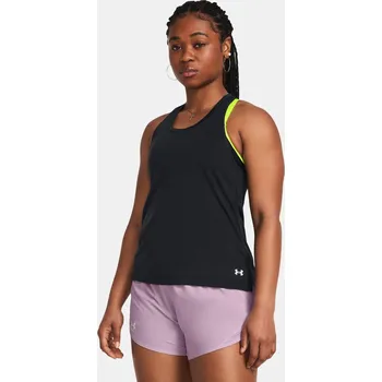 Under Armour Tílko UA Launch Splatter Singlet-BLK - Dámské Under Armour černá 2694946