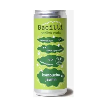 Proteinový nápoj Perlivá voda kombucha jasmín BIO 330 ml