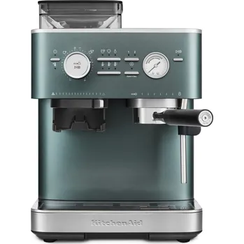 Příprava kávy KitchenAid, Poloautomatický kávovar KitchenAid, šedozelený - Formadore