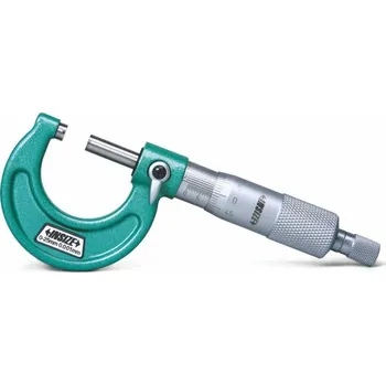 Sada mechanických mikrometrů s dělením po 0,001 mm INSIZE 3210 Rozsah: Sada 0-75 mm