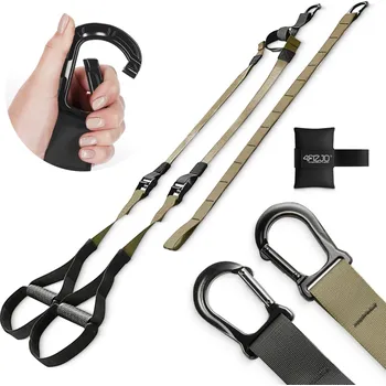 Závěsný posilovací systém 4FIZJO Závěsný systém TRX 250 kg khaki