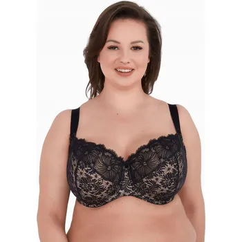 Dámské oblečení Gaia podprsenka nevyztužená hnědá velikost 85K