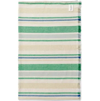 deka Marc O'Polo, Pléd Torre s pruhy 150 x 200 cm zelený - Formadore