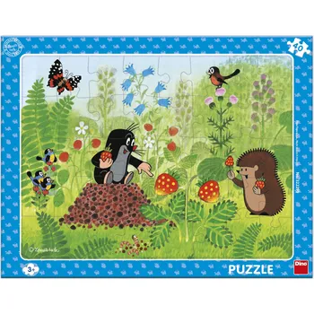 Puzzle Dino Krtek a jahody 40 dílků