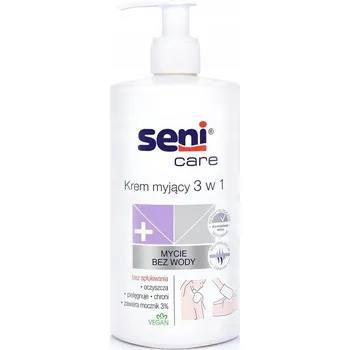 Tělový krém Seni Care Mycí krém 3v1 s 3% močoviny 500ml
