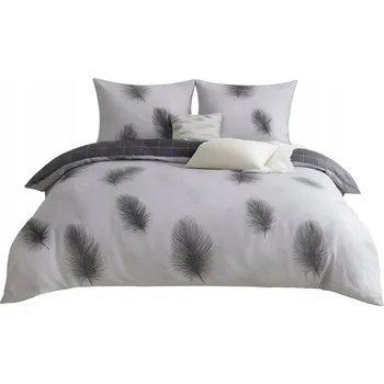 Povlečení POVLEČENÍ 160X200 + 2 POVLAKY 70X80 OBOUSTRANNÉ BAVLNĚNÉ SATÉNOVÉ PEŘÍ