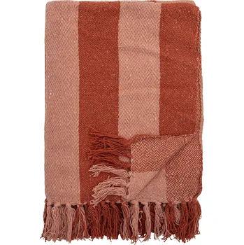 Přehoz na lůžko Bloomingville, Přehoz Frello 160 x 130 cm růžovo-červený - Formadore
