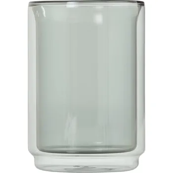 Sklenice AdHoc, Sklenice Impact s dvojitou stěnou, 400 ml, průhledná šedá - Formadore