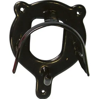 Kovový držák na uzdečku – černý