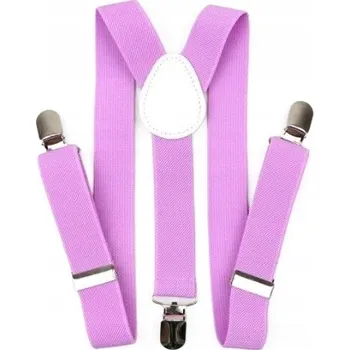 Podprsenka Dětské kšandy ke kalhotám světle fialové vřesové