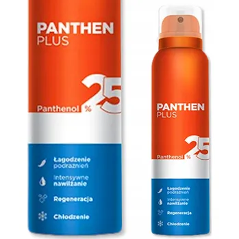 Opalování Panthen Plus panthenol 25% pěna na pokožku po opalování Aflofarm 150 ml