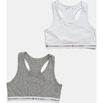 Dámské spodní prádlo Dětská podprsenka Tommy Hilfiger 2-pack UG0UG00748.9BYH šedá 09X, vel. 164-176