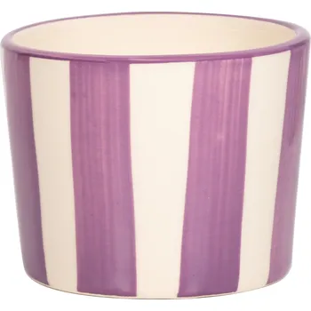 Zafferano, Hrnek Lido Righe s pruhy 230 ml fialový - Formadore