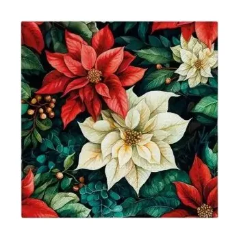 Papírový ubrousek Papírové Ubrousky Vánoce Betlémská hvězda 20 KS