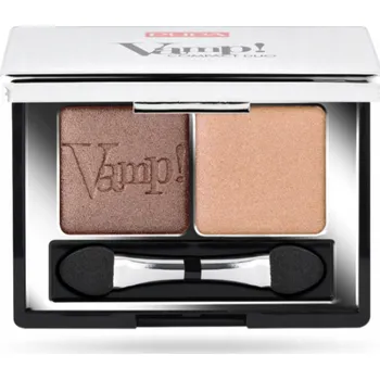 Oční stíny Pupa Vamp Compact Duo, dvojité oční stíny 004, 2.2 g