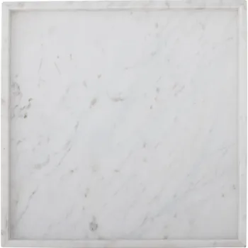 Šperkovnice Bloomingville, Tác Majsa mramorový 35 cm bílý - Formadore