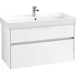 Villeroy & Boch Collaro skříňka pod umyvadlo, 95,4x44,4x54,6 cm, 2x zásuvka, Glossy White