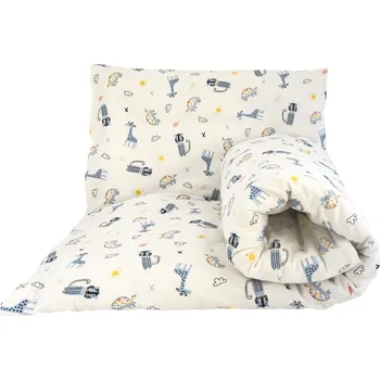 Povlečení Sada povlečení Poldaun 135 x 100 cm bílá