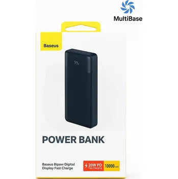 Powerbanka Powerbank Baseus 10000mAh 20W rychlé nabíjení LCD displej