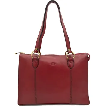 Dámská kožená taška na dokumenty Katana K82132-08 červená