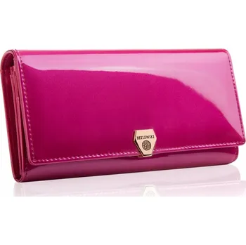 Peněženka Dámská kožená peněženka Betlewski růžová s RFID ochranou