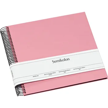 Semikolon, Fotoalbum Uni Economy s černými stránkami střední růžové - Formadore