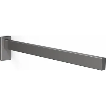 Držák na ručník Zack, Držák na ručníky Linea, grafitový, s PVD povlakem - Formadore