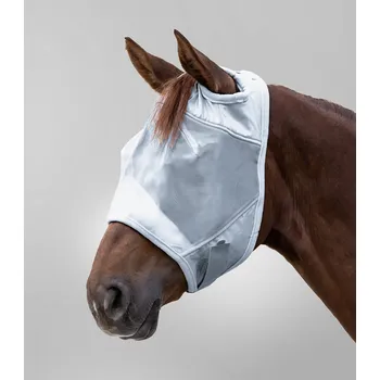 Koňská maska proti hmyzu Maska proti hmyzu Premium bez ochrany uší Waldhausen, UV Barva: stříbrná, Velikost: VB