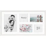 Styler, Rámeček na 5 fotografie Kyoto s bílou paspartou 27 x 51 cm bílý - Formadore