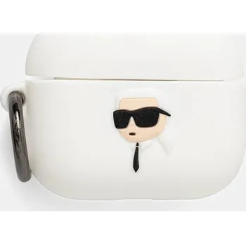 Příslušenství pro sluchátka Obal na sluchátka Karl Lagerfeld AirPods Pro 3 KLAP3RUNIKH bílá 00X, vel. ONE SIZE