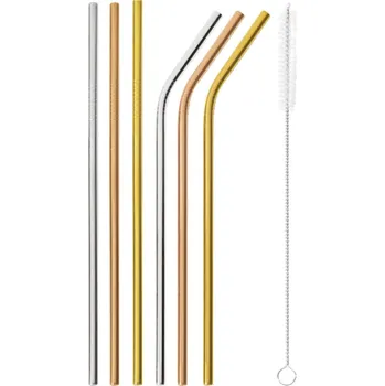 Sambonet, Brčka do nápojů Mix & Play s kartáčkem 7 dílů - Formadore