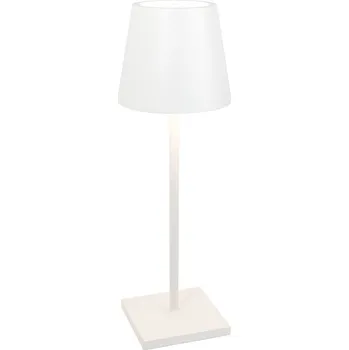 Lampička Zafferano, Stolní lampa Poldina 49,7 cm bílá - Formadore