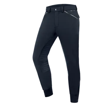 Jezdecké oblečení Jezdecké kalhoty Marc silicone, pánské, modrá Barva: tmavě modrá, Velikost: H56