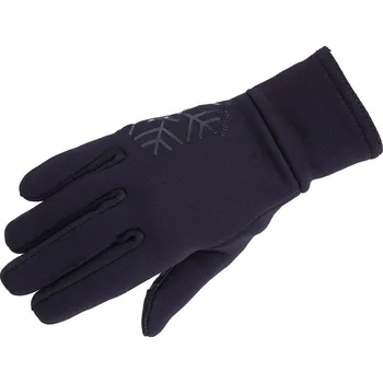 Jezdecké zimní rukavice Kentaur - sněhová vločka Barva: černá, Velikost: L