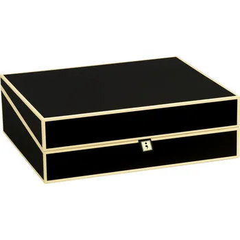 Úložný box Semikolon, Krabice na spisy Die Kante černá - Formadore