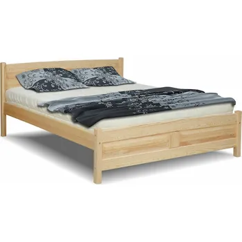 Postel Postel z masivu - dvoulůžko DREW-104, borovice