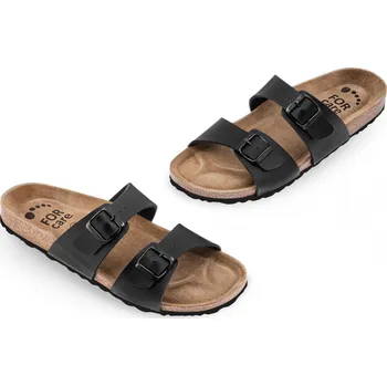 Dámské pantofle FORcare - Unisexové pantofle, 203001 - černá Velikost: 36