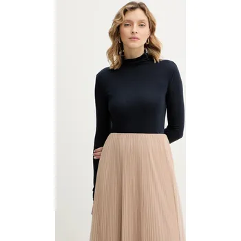 Pánské tričko Tričko s dlouhým rukávem s přídavkem vlny BOSS Elavu 50550639 námořnická modř 59X, vel. L