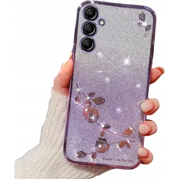 Pouzdro na mobilní telefon Zadní Kryt Erbord pro Samsung Galaxy A15 fialový