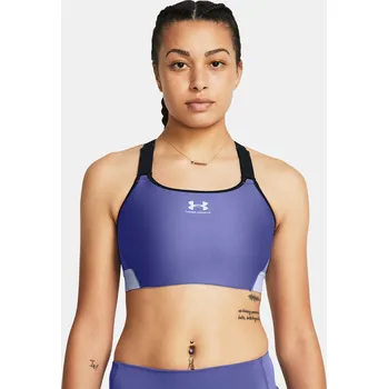 Dámské oblečení Under Armour Podprsenka UA HeatGear High-PPL - Dámské Under Armour modrá 2709884