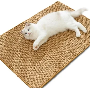 JurciCat Škrabadlo pro kočky Sisalové koberce Škrabadlo pro kočky Nástěnné škrabadlo pro kočky na