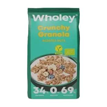 Křupavá granola s praženými ořechy BIO