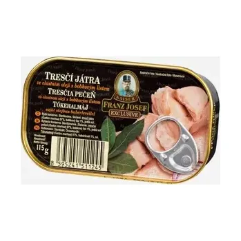 Tresčí játra ve vlastním oleji s bobkovým listem 115 g